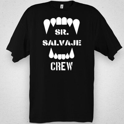 Camiseta "Crew" Negra